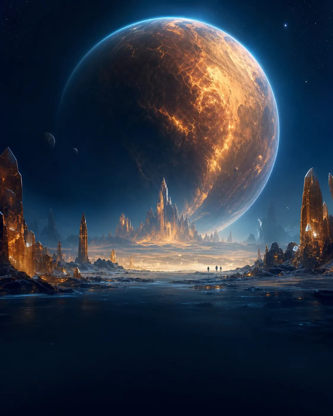琥珀星球 / 波顿岛原创 IP 项目主视觉，展示科幻环保与成长题材方向
